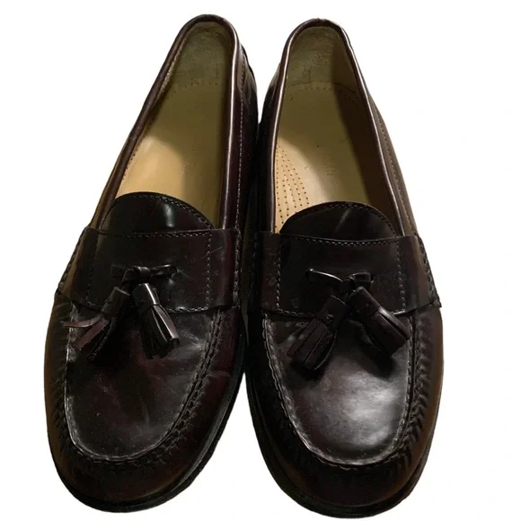 Cole Haan Men’s Black Leather Slip On Tassle Loafers Dress Shoes SZ 11D. BRAGANO for COLE HAAN Tassel Loafers Dress Shoes Sz. 11 M  main image 4